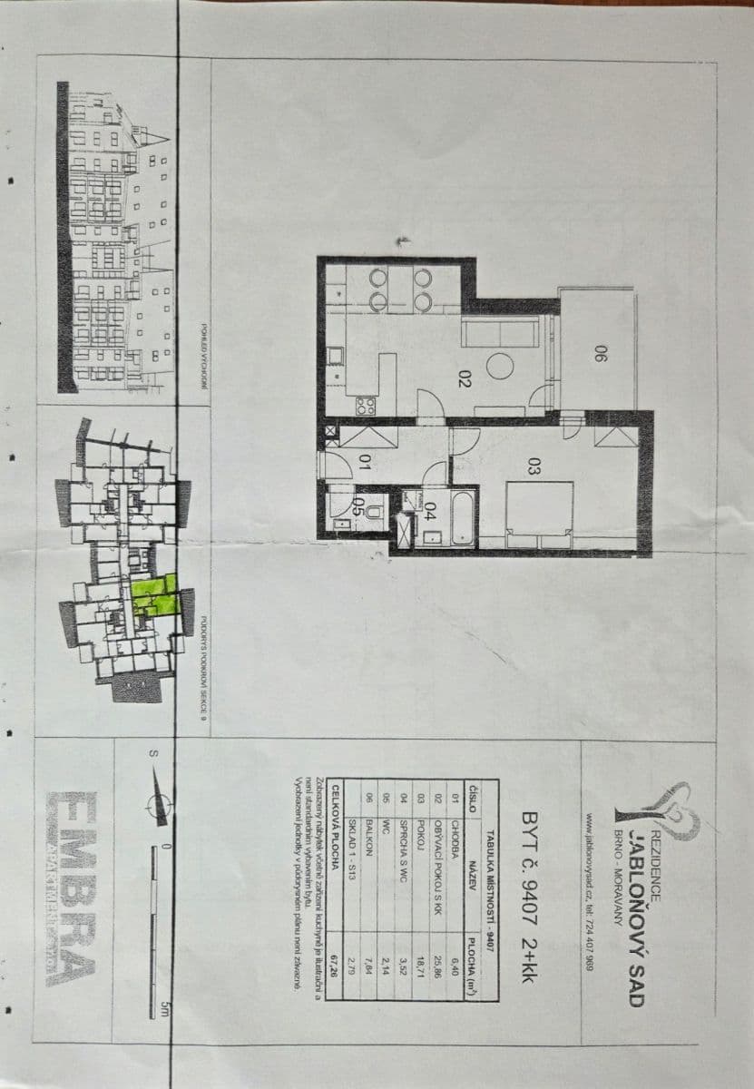 Prenájom bytu 2-izbový 59 m², Jabloňová, Moravany, Jihomoravský kraj Prenájom bytu 2-izbový 59 m², Jabloňová, Moravany, Jihomoravský kraj