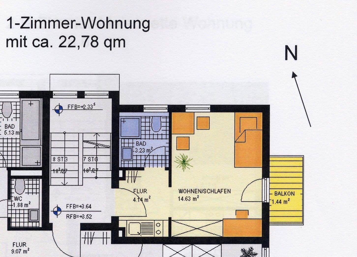 Prenájom bytu 1-izbový 23 m², Schoellstr. 5, Stuttgart-Plieningen, Bádensko-Wurttembersko Prenájom bytu 1-izbový 23 m², Schoellstr. 5, Stuttgart-Plieningen, Bádensko-Wurttembersko