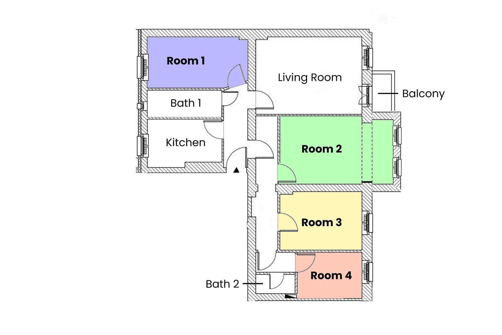 Prenájom bytu 107 m², Simon-Dach-Straße 13, Berlin, Berlín Prenájom bytu 107 m², Simon-Dach-Straße 13, Berlin, Berlín