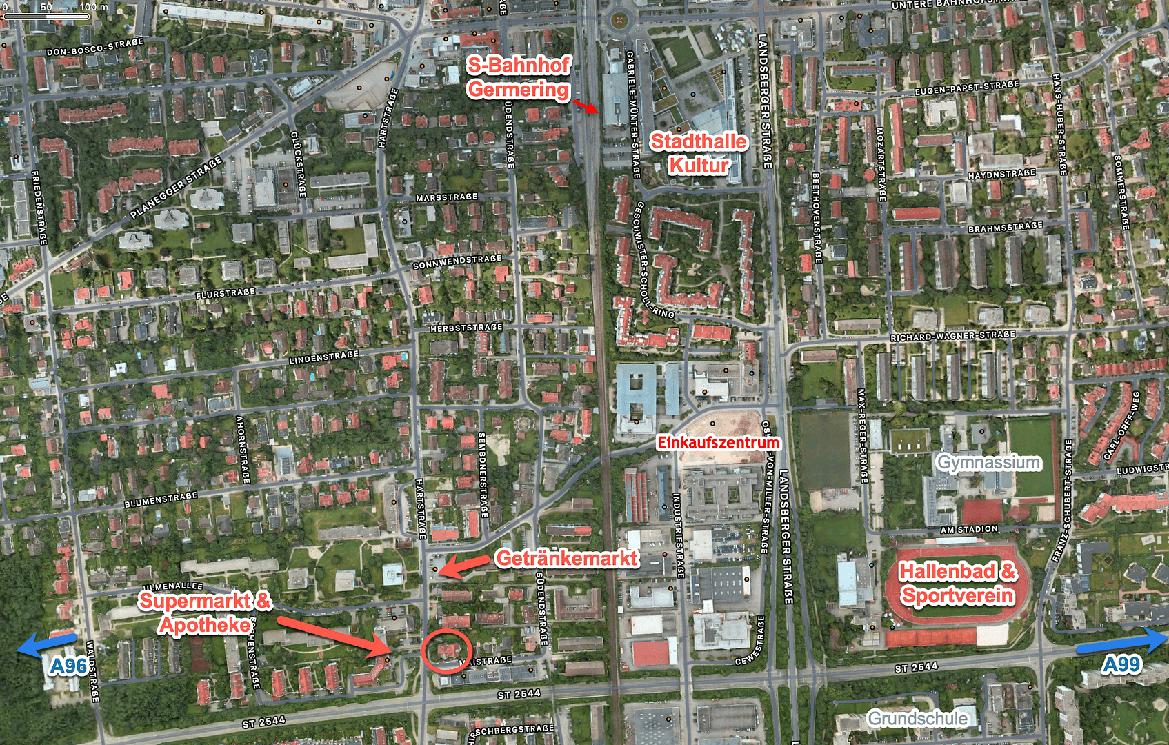 Predaj bytu 2-izbový 62 m², Maistr. 1, Germering, Bavorsko Predaj bytu 2-izbový 62 m², Maistr. 1, Germering, Bavorsko