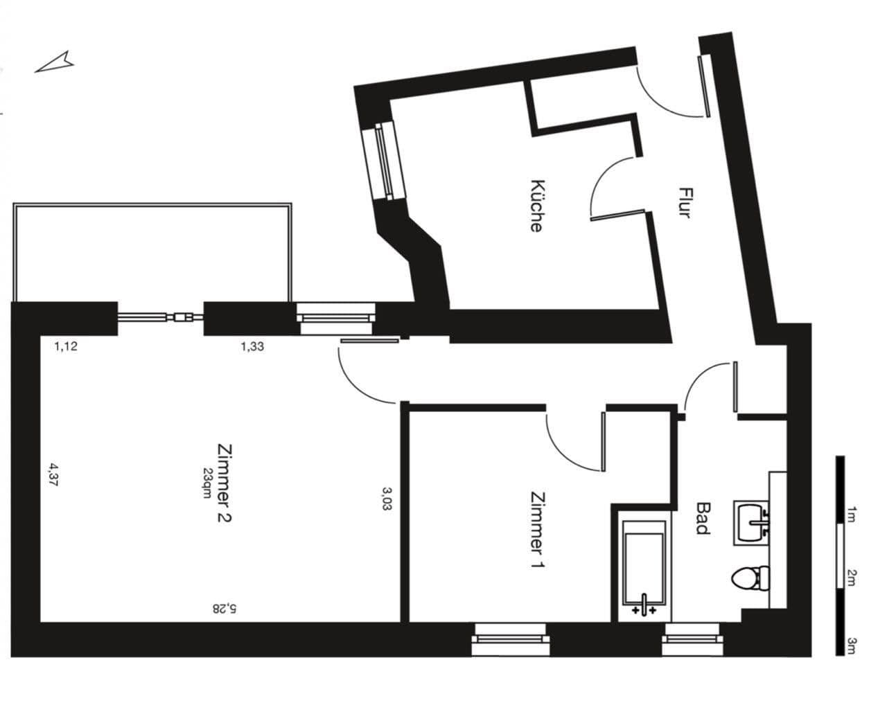 Predaj bytu 2-izbový 65 m², Berlin, Berlín Predaj bytu 2-izbový 65 m², Berlin, Berlín