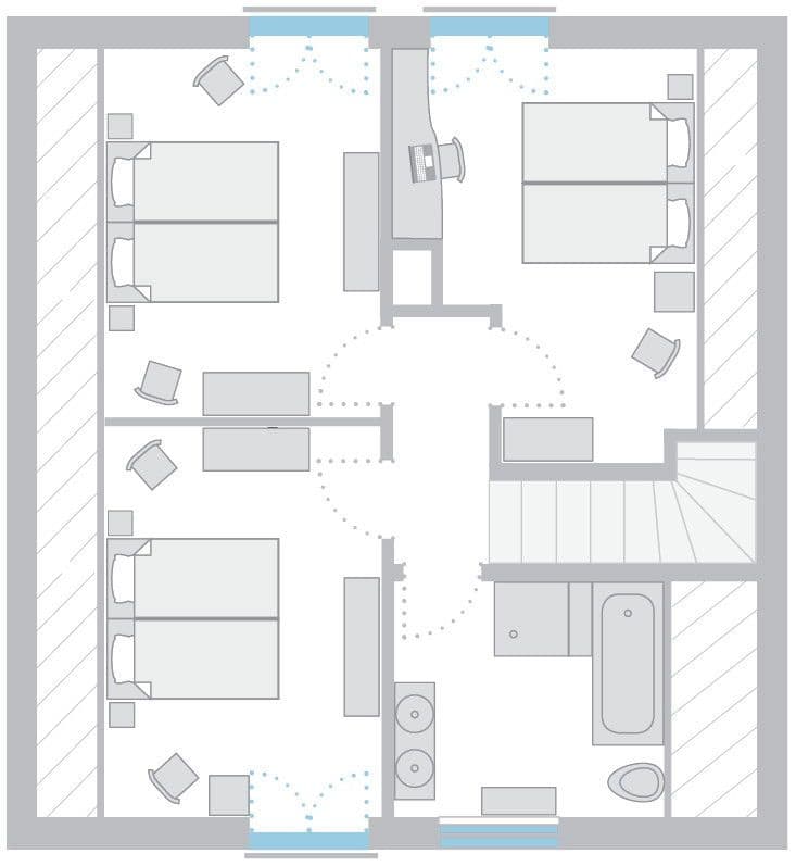 Predaj domu 123 m², pozemek 771 m², Seeblick 12, Waabs, Šlezvicko-Holštajnsko Predaj domu 123 m², pozemek 771 m², Seeblick 12, Waabs, Šlezvicko-Holštajnsko