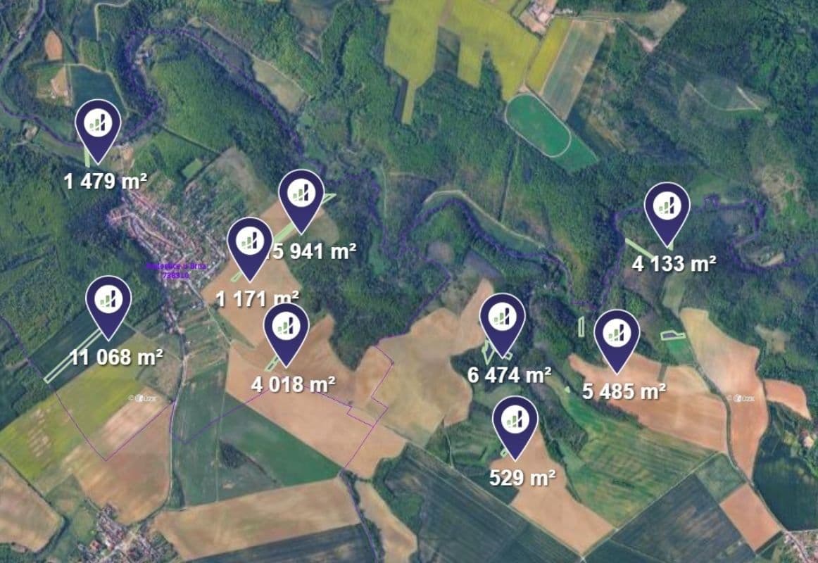 Predaj pozemku 9.147 m², Ořechov, Jihomoravský kraj Predaj pozemku 9.147 m², Ořechov, Jihomoravský kraj