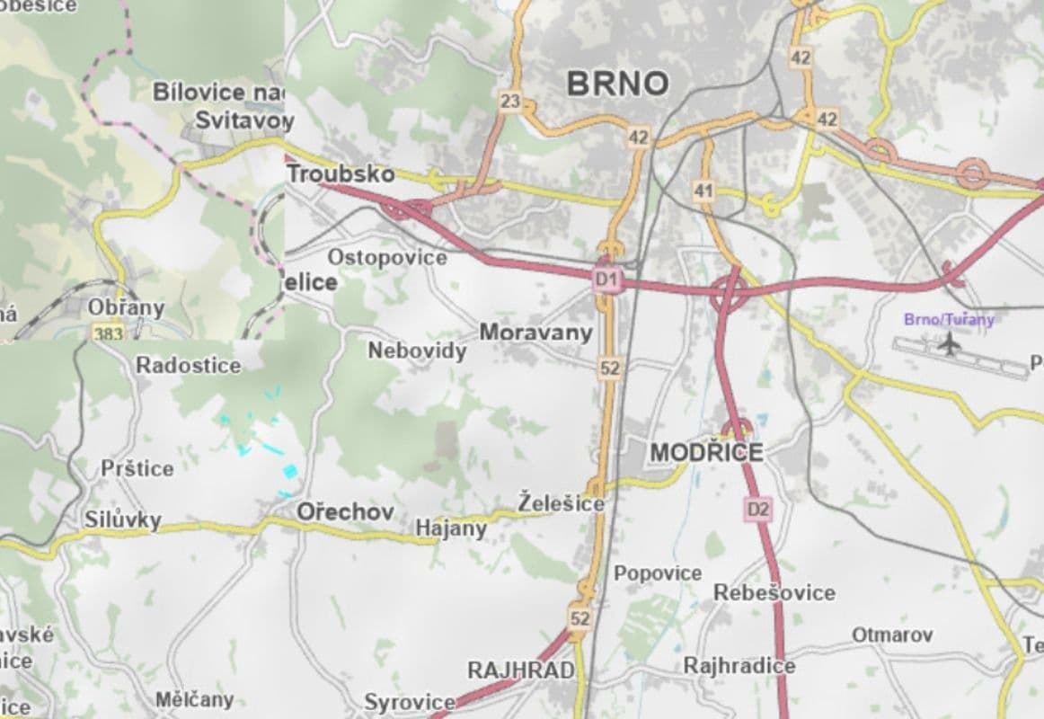 Predaj pozemku 9.147 m², Ořechov, Jihomoravský kraj Predaj pozemku 9.147 m², Ořechov, Jihomoravský kraj