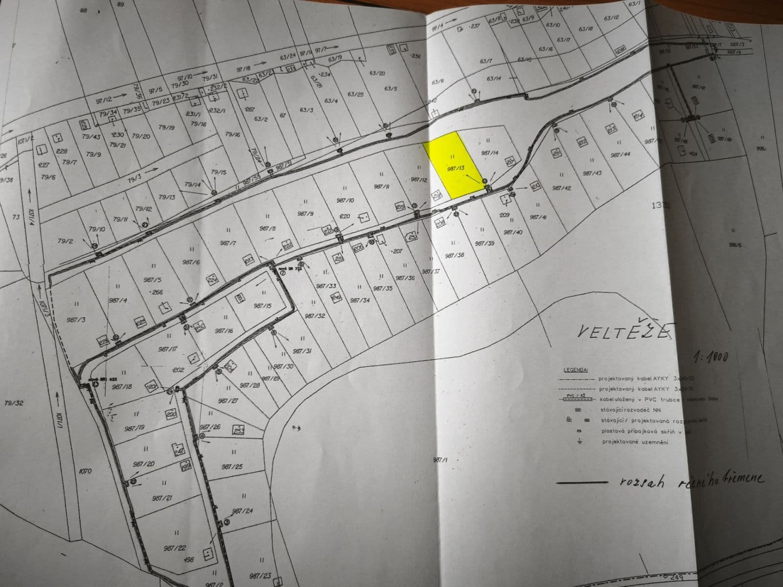Predaj pozemku 550 m², Veltěže, Ústecký kraj Predaj pozemku 550 m², Veltěže, Ústecký kraj