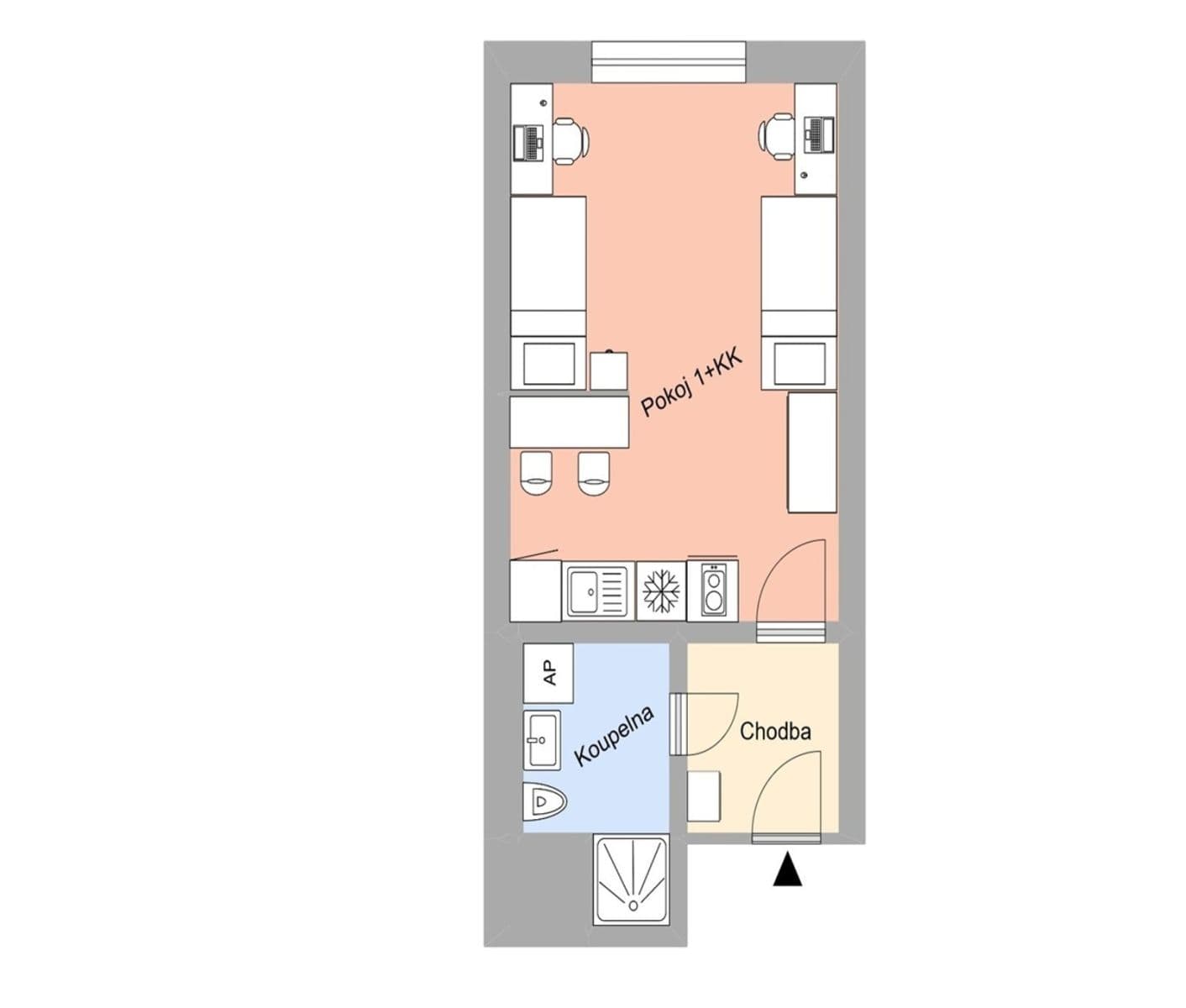 Prenájom bytu 1-izbový 27 m², Magisterská, Plzeň, Plzeňský kraj Prenájom bytu 1-izbový 27 m², Magisterská, Plzeň, Plzeňský kraj