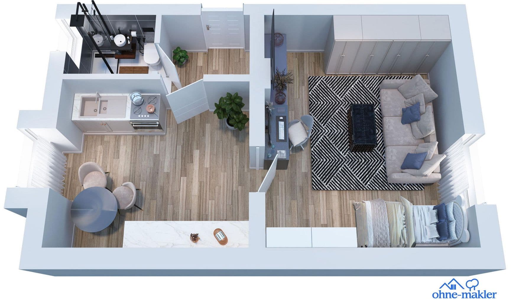 Prenájom bytu 1-izbový 35 m², Theodor-Körner-Str. 36, Remscheid, Severné Porýnie - Westfálsko Prenájom bytu 1-izbový 35 m², Theodor-Körner-Str. 36, Remscheid, Severné Porýnie - Westfálsko