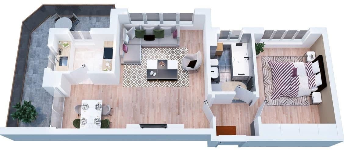 Prenájom bytu 2-izbový 62 m², Ahornstr. 9, Werneuchen, Brandenbursko Prenájom bytu 2-izbový 62 m², Ahornstr. 9, Werneuchen, Brandenbursko