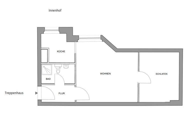 Predaj bytu 2-izbový 50 m², Graefestr. 78, Berlin, Berlín Predaj bytu 2-izbový 50 m², Graefestr. 78, Berlin, Berlín