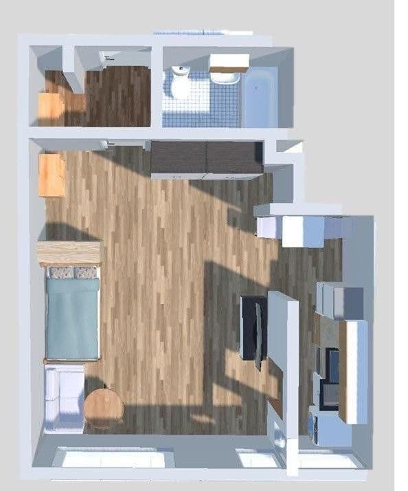 Prenájom bytu 1-izbový 36 m², Sperberstraße 19, Nürnberg, Bavorsko Prenájom bytu 1-izbový 36 m², Sperberstraße 19, Nürnberg, Bavorsko