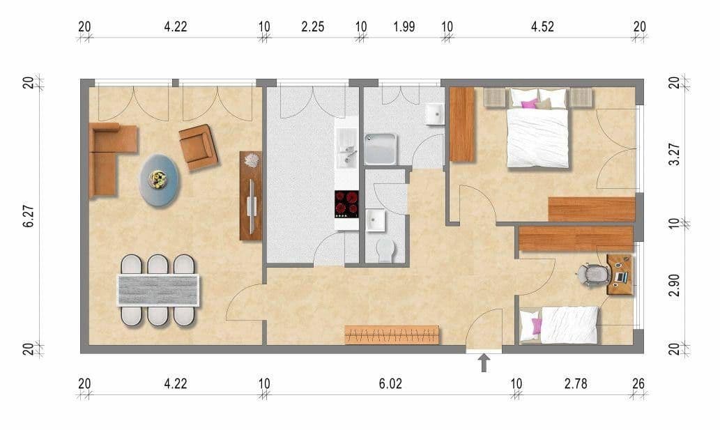 Predaj bytu 3-izbový 74 m², Waiblingen, Bádensko-Wurttembersko Predaj bytu 3-izbový 74 m², Waiblingen, Bádensko-Wurttembersko