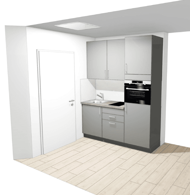 Prenájom bytu 1-izbový 23 m², Comeniusstrasse 22, Leipzig, Sasko Prenájom bytu 1-izbový 23 m², Comeniusstrasse 22, Leipzig, Sasko