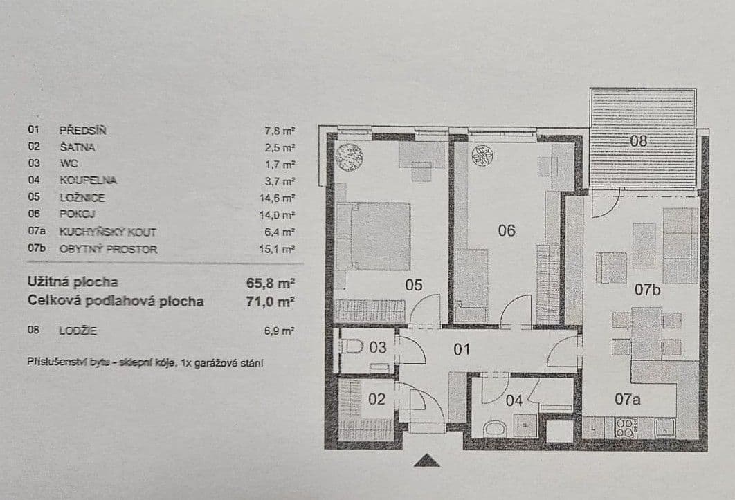 Prenájom bytu 3-izbový 71 m², Placzkova, Brno, Jihomoravský kraj Prenájom bytu 3-izbový 71 m², Placzkova, Brno, Jihomoravský kraj