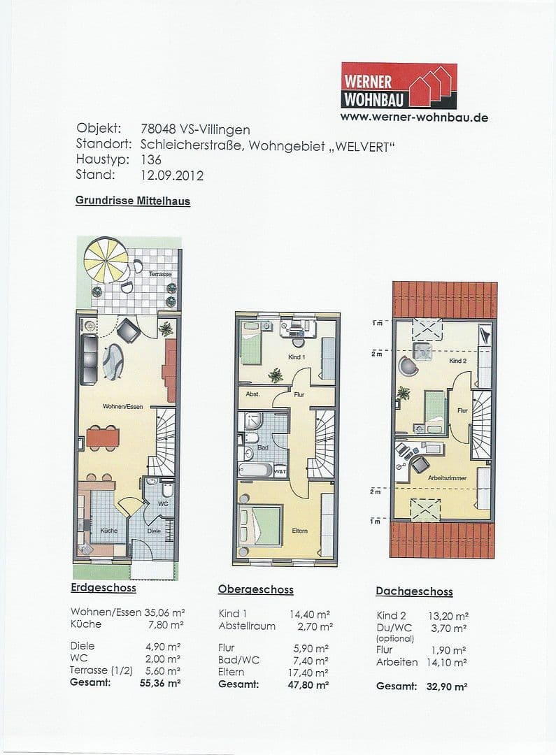 Predaj domu 136 m², pozemek 185 m², Alfred-Grosser-Weg 4, Villingen-Schwenningen, Bádensko-Wurttembersko Predaj domu 136 m², pozemek 185 m², Alfred-Grosser-Weg 4, Villingen-Schwenningen, Bádensko-Wurttembersko
