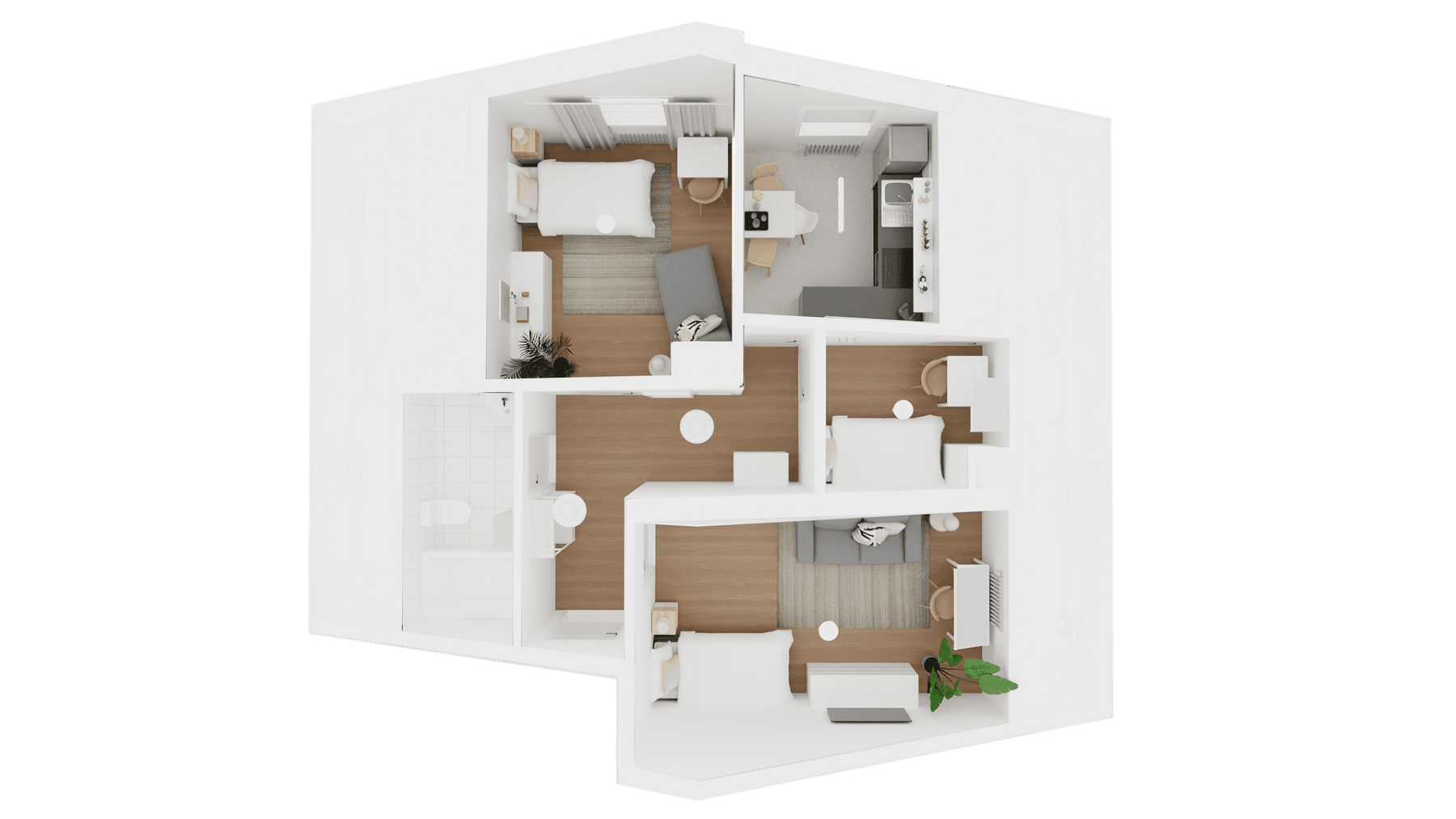 Prenájom bytu 2-izbový 50 m², Elbogenerstr. 7, Dachau, Bavorsko Prenájom bytu 2-izbový 50 m², Elbogenerstr. 7, Dachau, Bavorsko