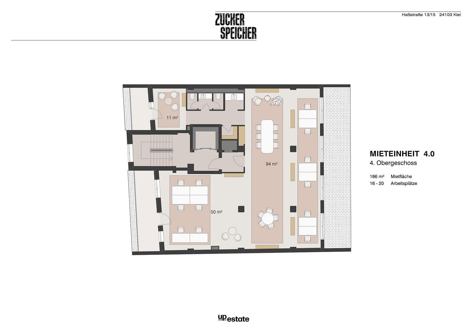 Prenájom kancelárie 211 m², Haßstraße 13/15, Kiel, Šlezvicko-Holštajnsko Prenájom kancelárie 211 m², Haßstraße 13/15, Kiel, Šlezvicko-Holštajnsko