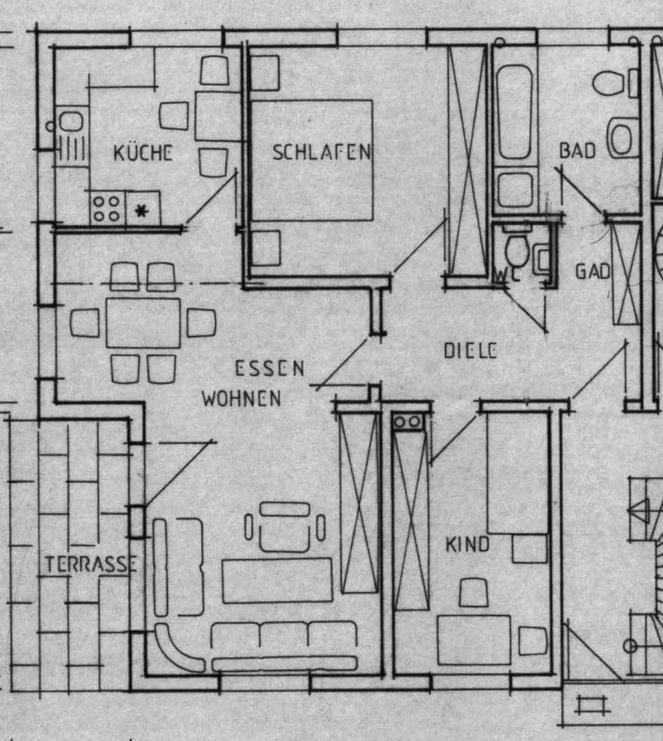 Prenájom bytu 3-izbový 84 m², Wilhermsdorf, Bavorsko Prenájom bytu 3-izbový 84 m², Wilhermsdorf, Bavorsko
