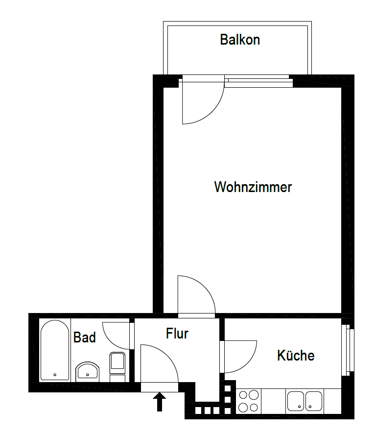 Predaj bytu 1-izbový 37 m², Mülheim an der Ruhr, Severné Porýnie - Westfálsko Predaj bytu 1-izbový 37 m², Mülheim an der Ruhr, Severné Porýnie - Westfálsko