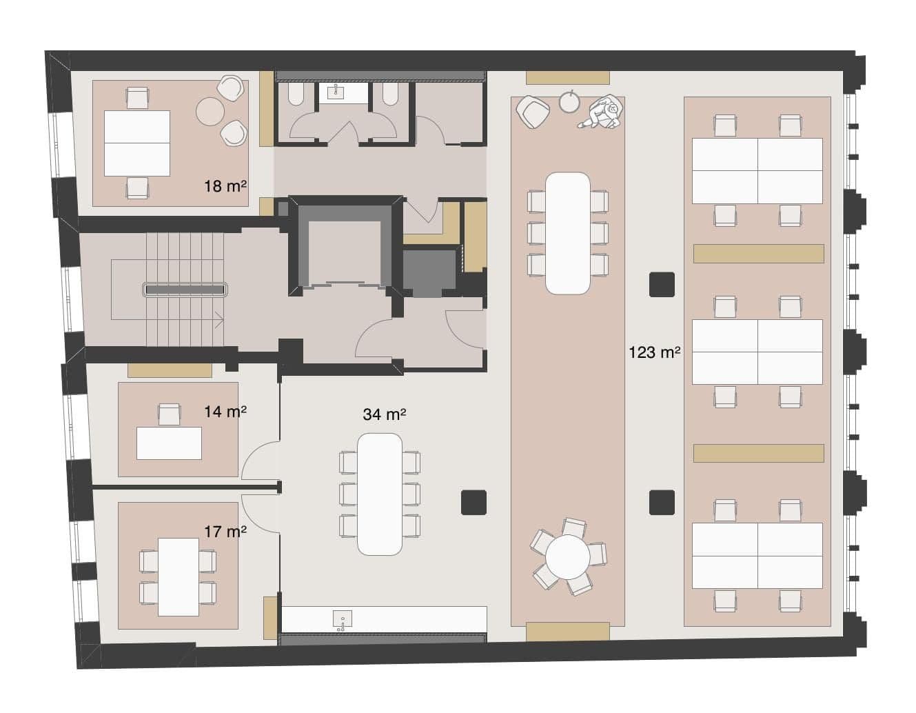 Prenájom kancelárie 250 m², Haßstraße 13/15, Kiel, Šlezvicko-Holštajnsko Prenájom kancelárie 250 m², Haßstraße 13/15, Kiel, Šlezvicko-Holštajnsko