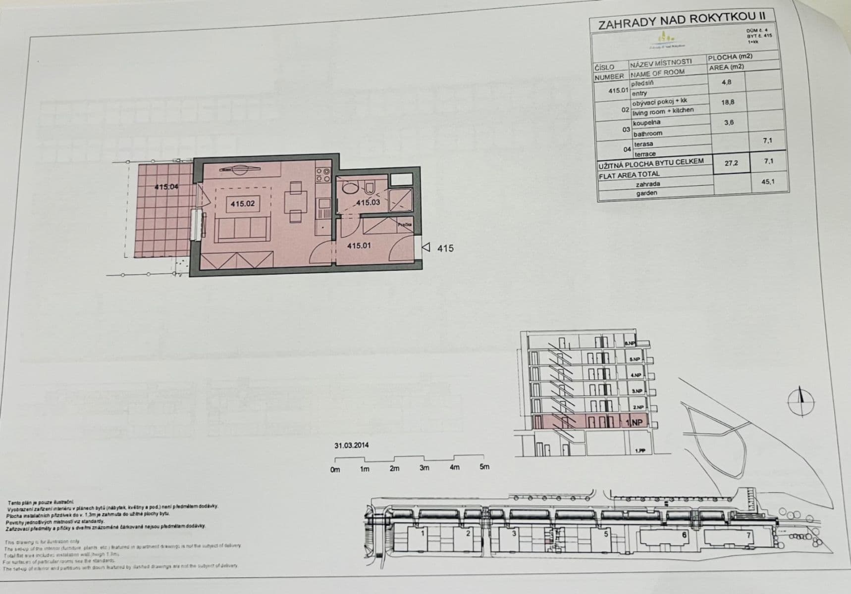 Predaj bytu 1-izbový 28 m², Modrého, Praha, Praha Predaj bytu 1-izbový 28 m², Modrého, Praha, Praha