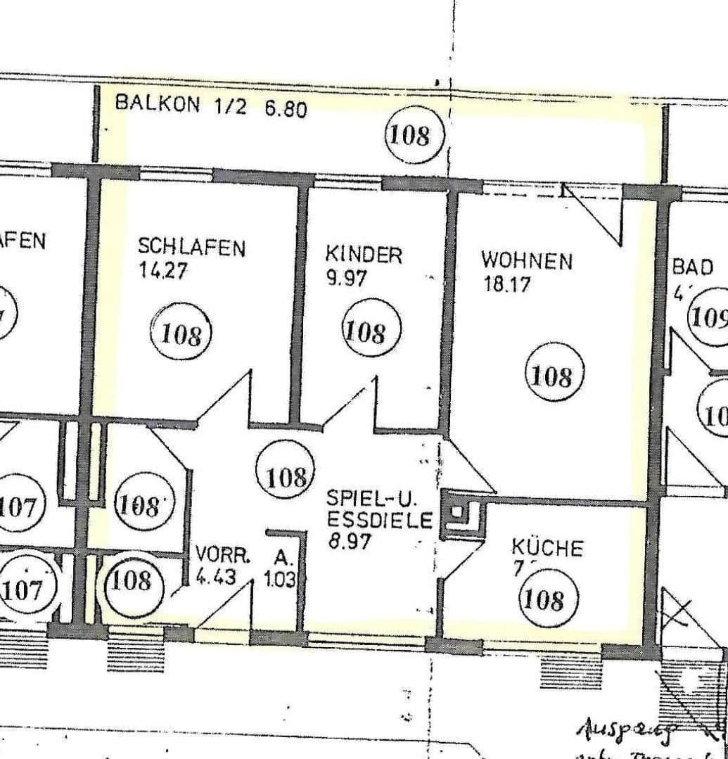 Prenájom bytu 3-izbový 78 m², Schraderstr. 31, Frankenthal (Pfalz), Porýnie-Falcko Prenájom bytu 3-izbový 78 m², Schraderstr. 31, Frankenthal (Pfalz), Porýnie-Falcko