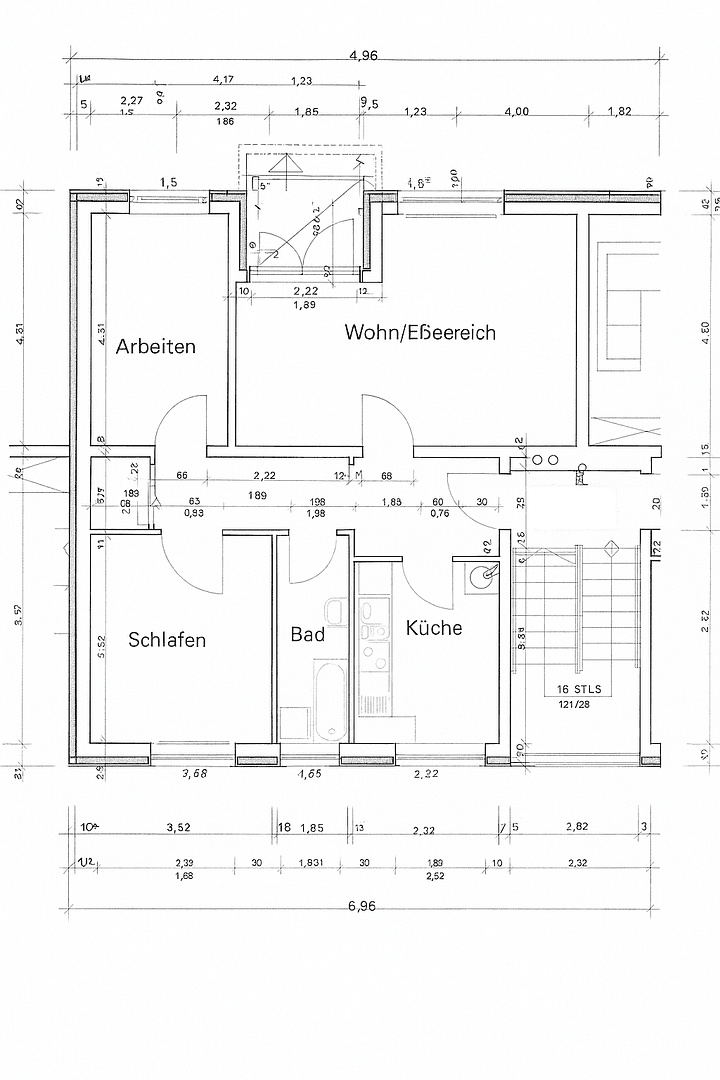 Predaj bytu 3-izbový 67 m², Grünendeicher Straße, Stade, Dolné Sasko Predaj bytu 3-izbový 67 m², Grünendeicher Straße, Stade, Dolné Sasko