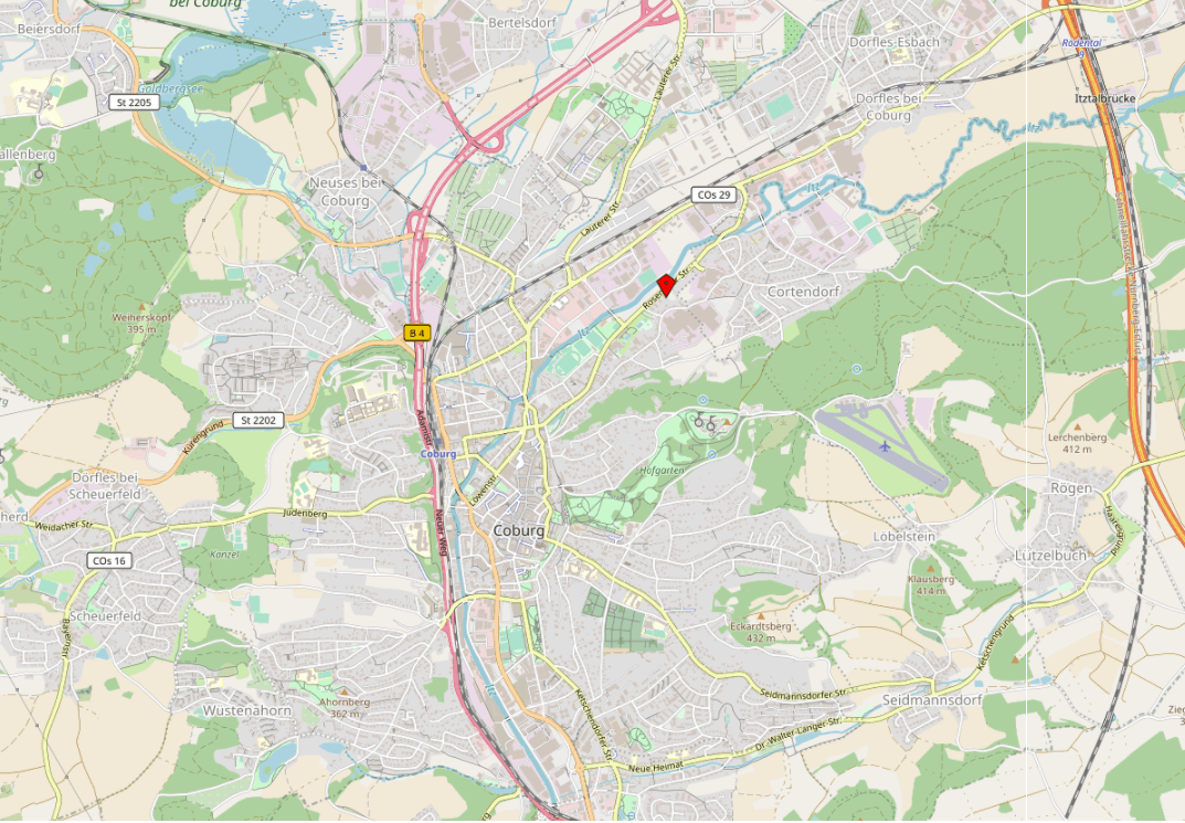 Prenájom bytu 4-izbový 85 m², Rosenauerstraße 46, Coburg, Bavorsko Prenájom bytu 4-izbový 85 m², Rosenauerstraße 46, Coburg, Bavorsko