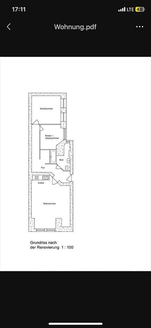 Prenájom bytu 3-izbový 72 m², Olbersstr. 4, Berlin, Berlín Prenájom bytu 3-izbový 72 m², Olbersstr. 4, Berlin, Berlín