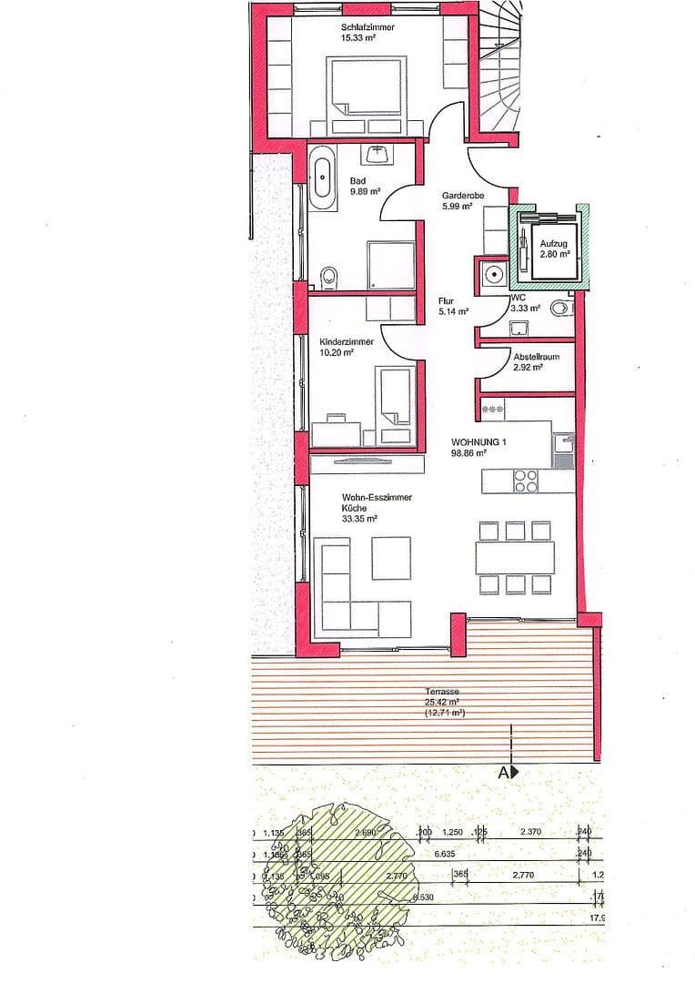 Predaj bytu 3-izbový 99 m², Aschaffenburg, Bavorsko Predaj bytu 3-izbový 99 m², Aschaffenburg, Bavorsko
