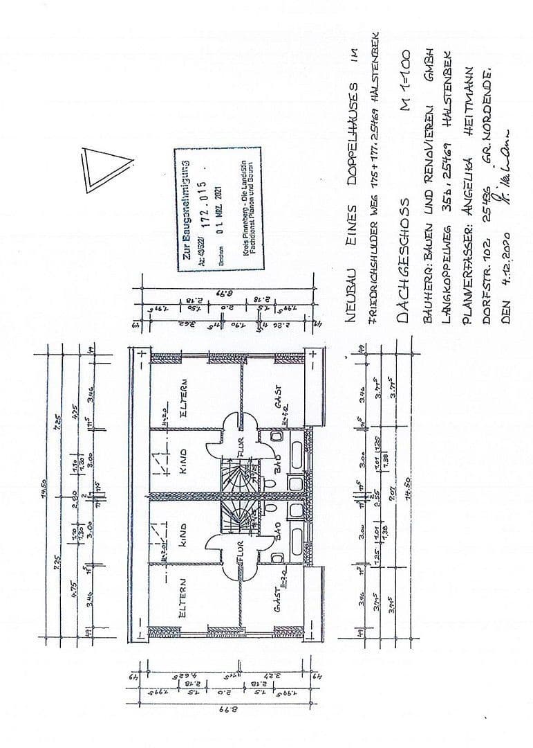 Predaj domu 108 m², pozemek 161 m², Halstenbek, Šlezvicko-Holštajnsko Predaj domu 108 m², pozemek 161 m², Halstenbek, Šlezvicko-Holštajnsko