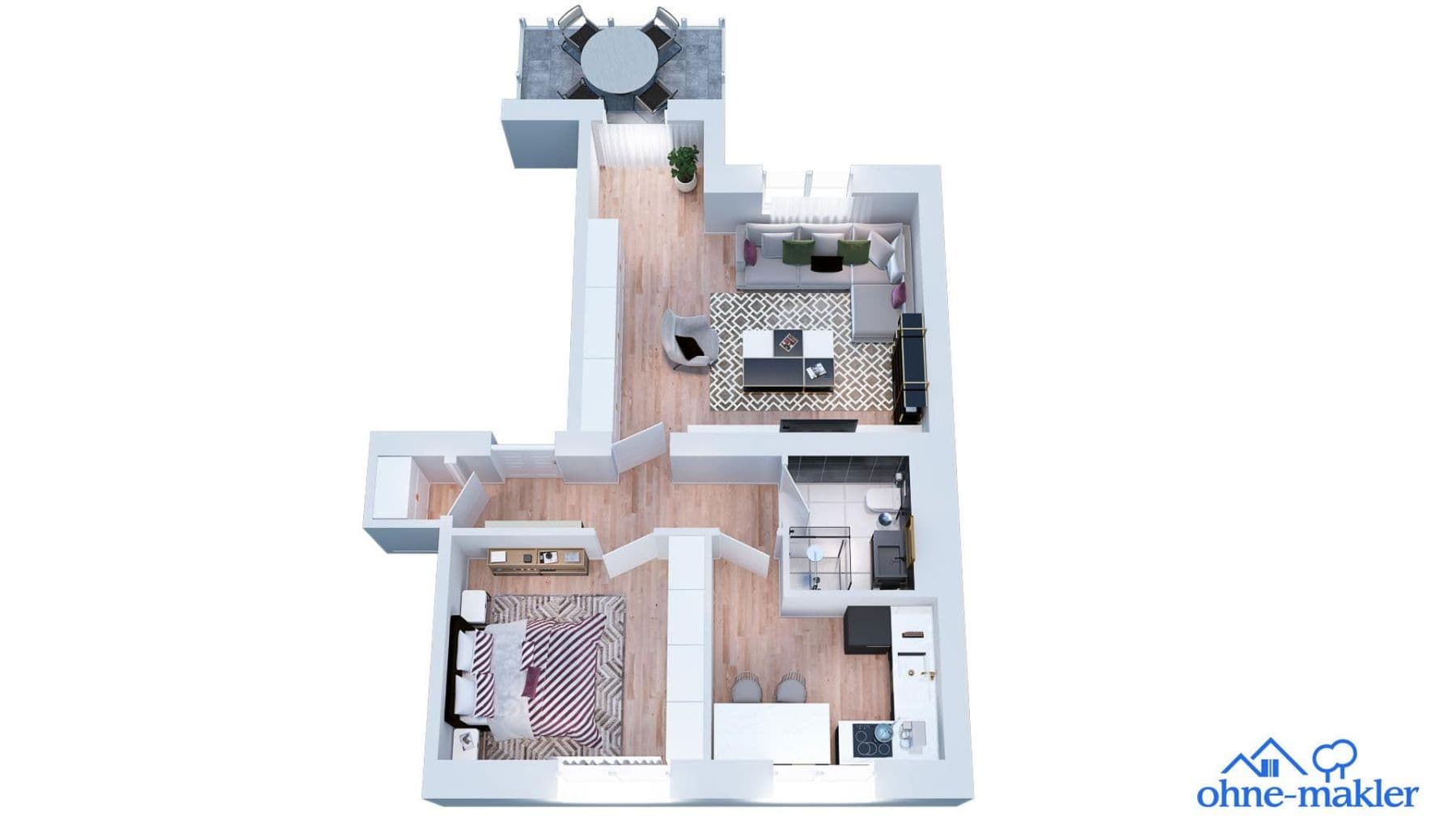 Prenájom bytu 2-izbový 65 m², Hattingen, Severné Porýnie - Westfálsko Prenájom bytu 2-izbový 65 m², Hattingen, Severné Porýnie - Westfálsko
