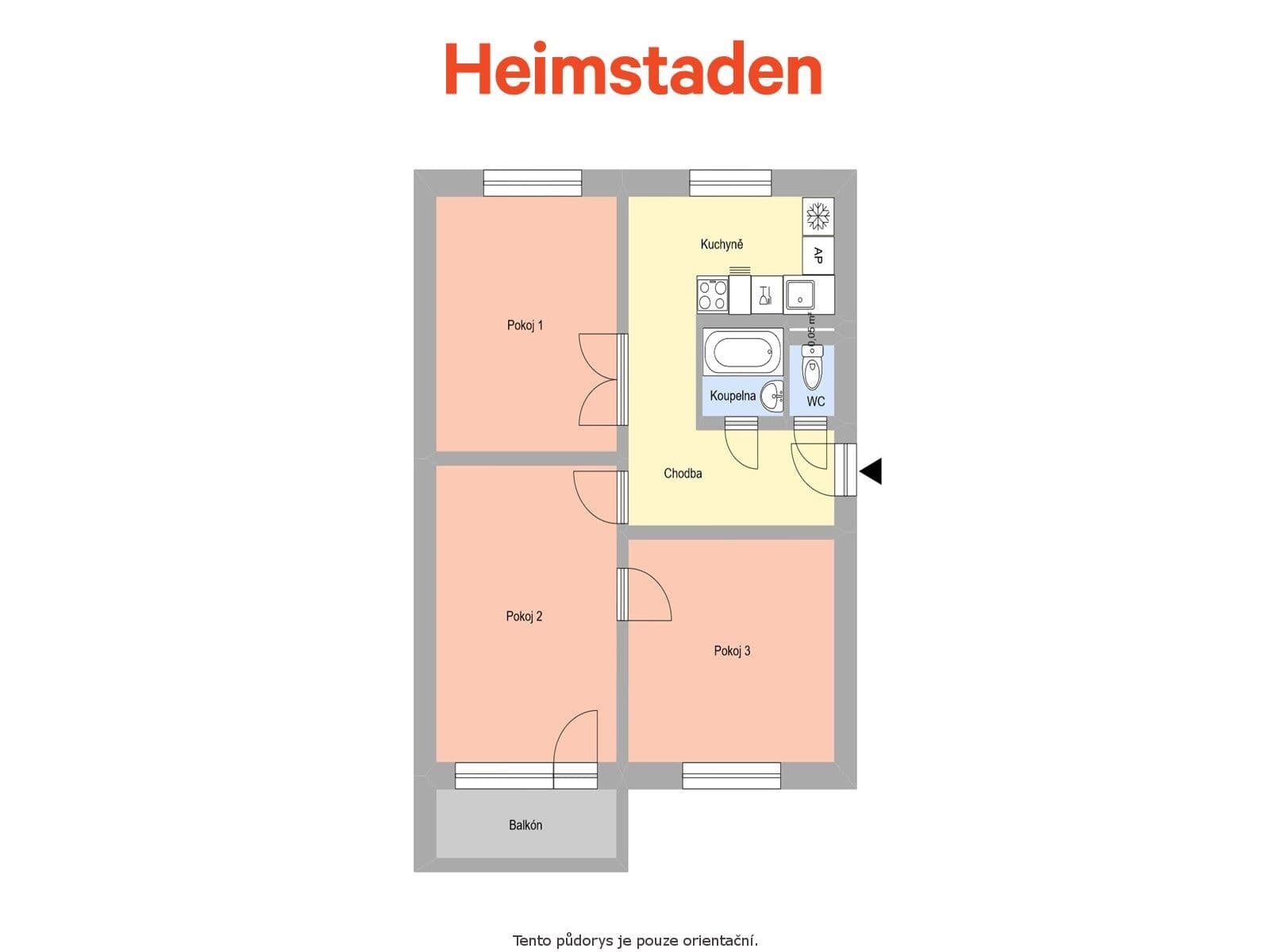 Prenájom bytu 3-izbový 64 m², Bělská, Paskov, Moravskoslezský kraj Prenájom bytu 3-izbový 64 m², Bělská, Paskov, Moravskoslezský kraj