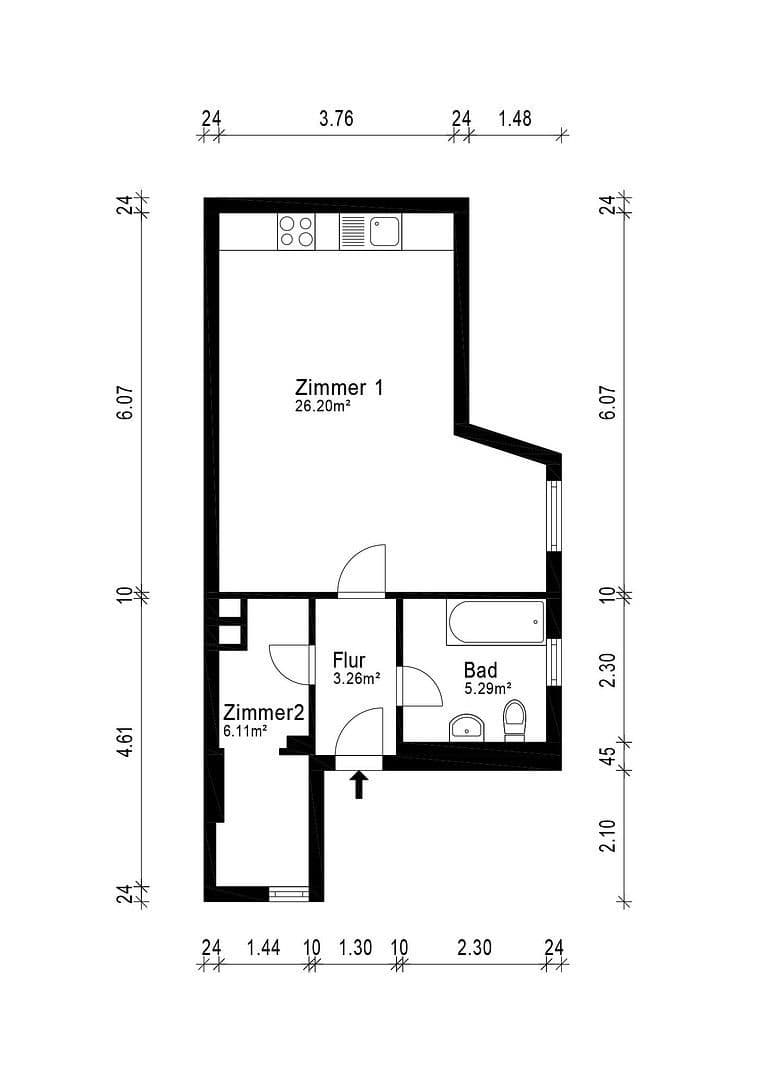 Predaj bytu 2-izbový 41 m², Ohmstr. 5, Berlin, Berlín Predaj bytu 2-izbový 41 m², Ohmstr. 5, Berlin, Berlín
