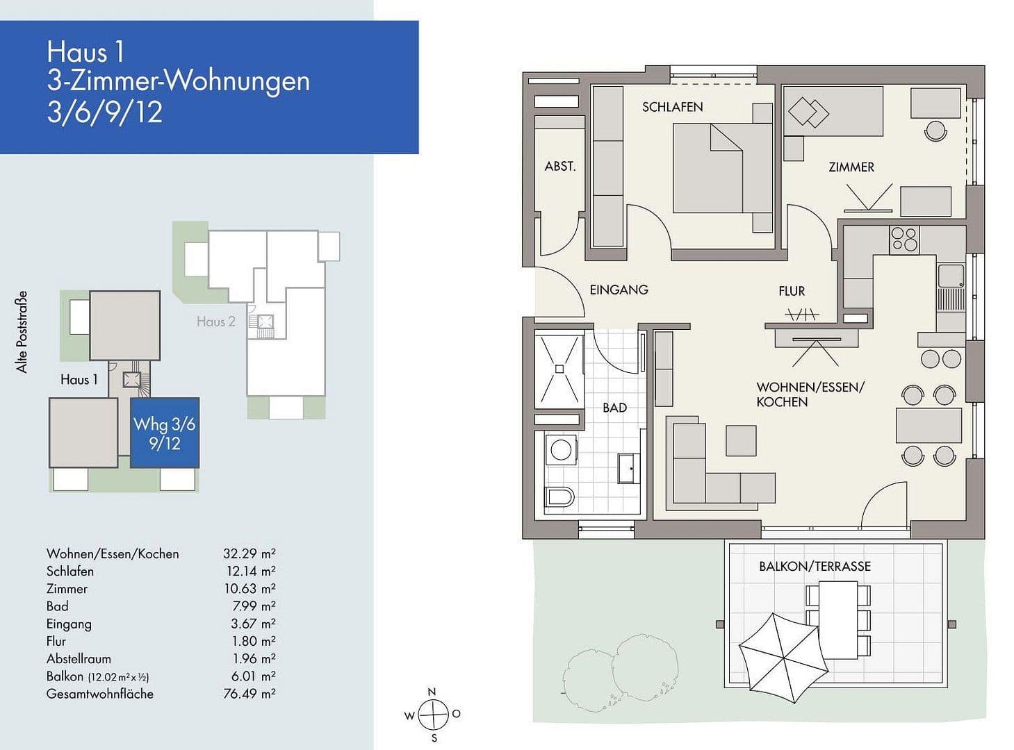Prenájom bytu 3-izbový 77 m², Villingen-Schwenningen, Bádensko-Wurttembersko Prenájom bytu 3-izbový 77 m², Villingen-Schwenningen, Bádensko-Wurttembersko