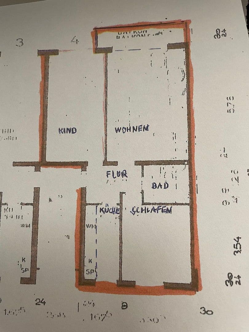 Prenájom bytu 3-izbový 74 m², Waldecker Straße 33, Bad Pyrmont, Dolné Sasko Prenájom bytu 3-izbový 74 m², Waldecker Straße 33, Bad Pyrmont, Dolné Sasko