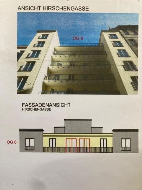 Predaj bytu 3-izbový 64 m², Hirschengasse 16, Stiege 2, Wien, Viedeň Predaj bytu 3-izbový 64 m², Hirschengasse 16, Stiege 2, Wien, Viedeň