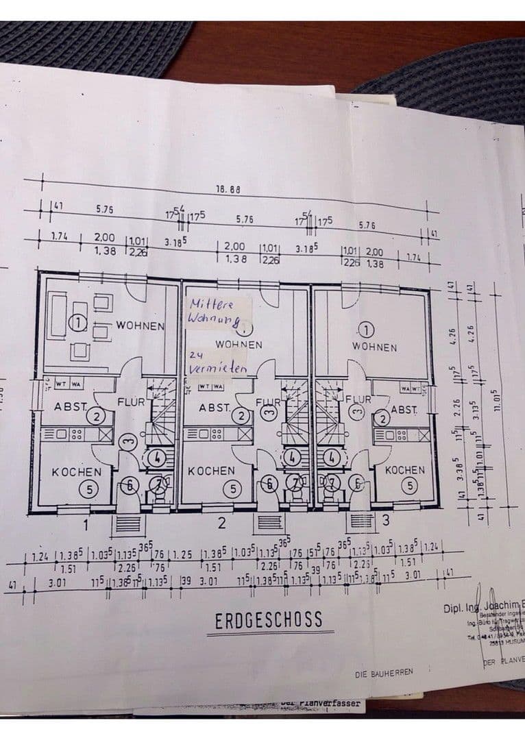 Prenájom bytu 4-izbový 90 m², Tertiustörn 29a, Meldorf, Šlezvicko-Holštajnsko Prenájom bytu 4-izbový 90 m², Tertiustörn 29a, Meldorf, Šlezvicko-Holštajnsko