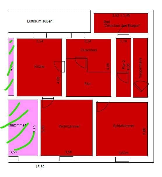 Prenájom bytu 5-izbový 105 m², Flurstr.41, Oberhausen, Severné Porýnie - Westfálsko Prenájom bytu 5-izbový 105 m², Flurstr.41, Oberhausen, Severné Porýnie - Westfálsko