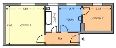 Predaj bytu 2-izbový 52 m², Berlin, Berlín Predaj bytu 2-izbový 52 m², Berlin, Berlín