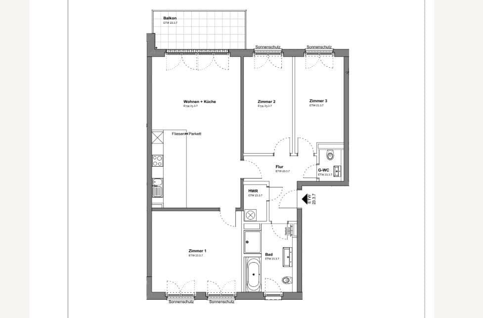 Predaj bytu 4-izbový 108 m², Odinstraße 23, Berlin, Berlín Predaj bytu 4-izbový 108 m², Odinstraße 23, Berlin, Berlín