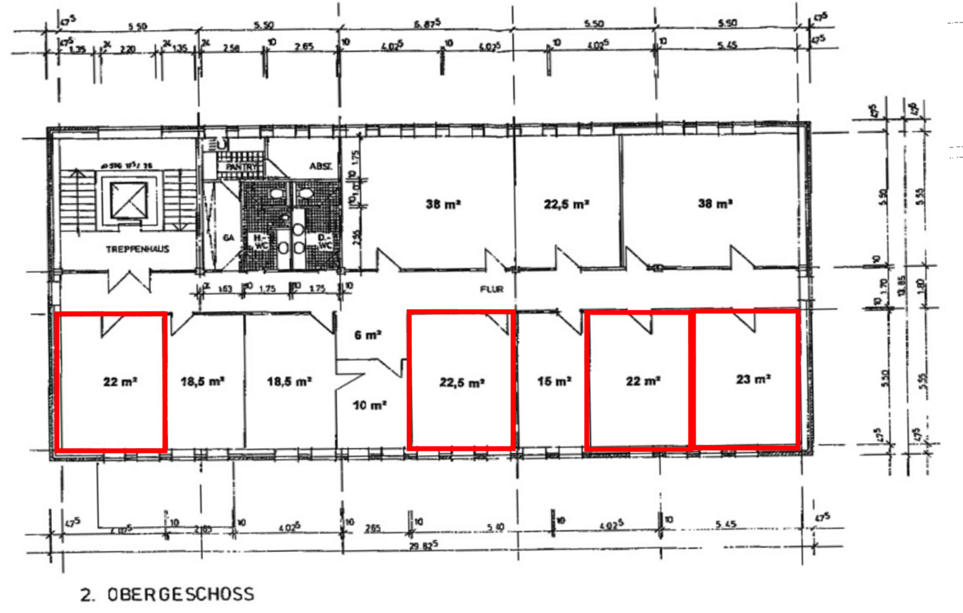 Prenájom kancelárie 37 m², Rövertannen 13, Güstrow, Meklenbursko-Predpomoransko Prenájom kancelárie 37 m², Rövertannen 13, Güstrow, Meklenbursko-Predpomoransko