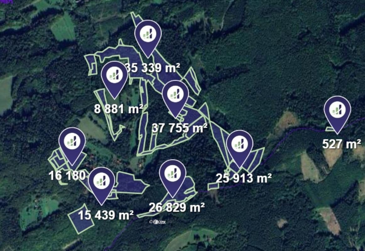 Predaj pozemku 83.309 m², Prlov, Zlínský kraj Predaj pozemku 83.309 m², Prlov, Zlínský kraj