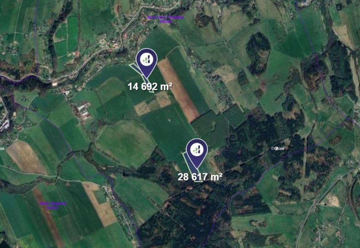 Predaj pozemku 10.827 m², Nová Ves, Liberecký kraj Predaj pozemku 10.827 m², Nová Ves, Liberecký kraj