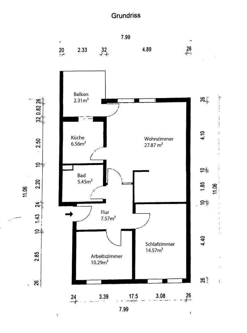 Predaj bytu 3-izbový 75 m², Leipzig, Sasko Predaj bytu 3-izbový 75 m², Leipzig, Sasko