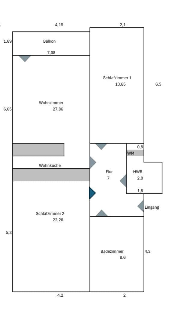 Predaj bytu 3-izbový 87 m², Berlin, Berlín Predaj bytu 3-izbový 87 m², Berlin, Berlín