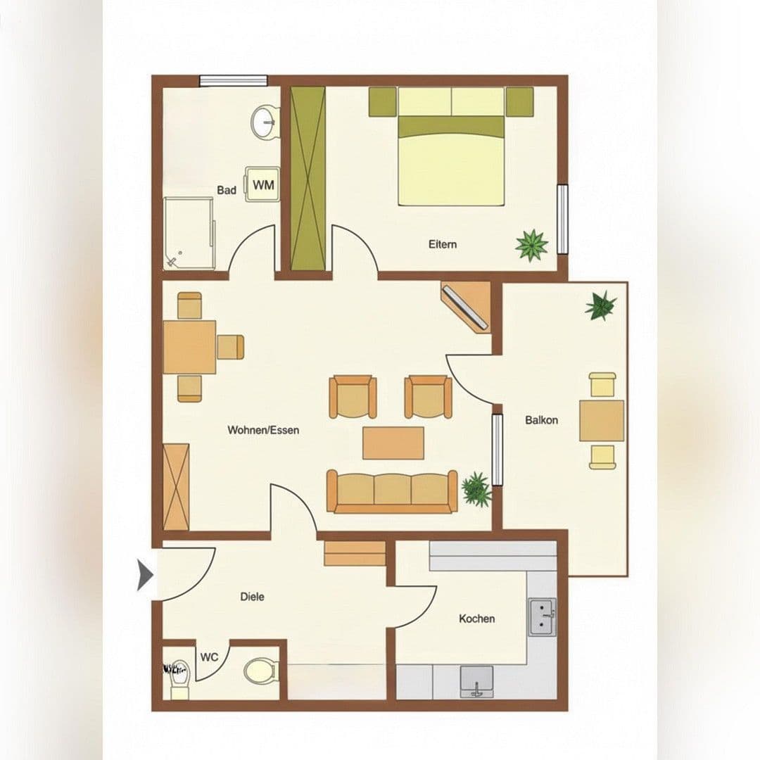 Prenájom bytu 2-izbový 59 m², Hölderlinstraße 16, Heiningen, Bádensko-Wurttembersko Prenájom bytu 2-izbový 59 m², Hölderlinstraße 16, Heiningen, Bádensko-Wurttembersko