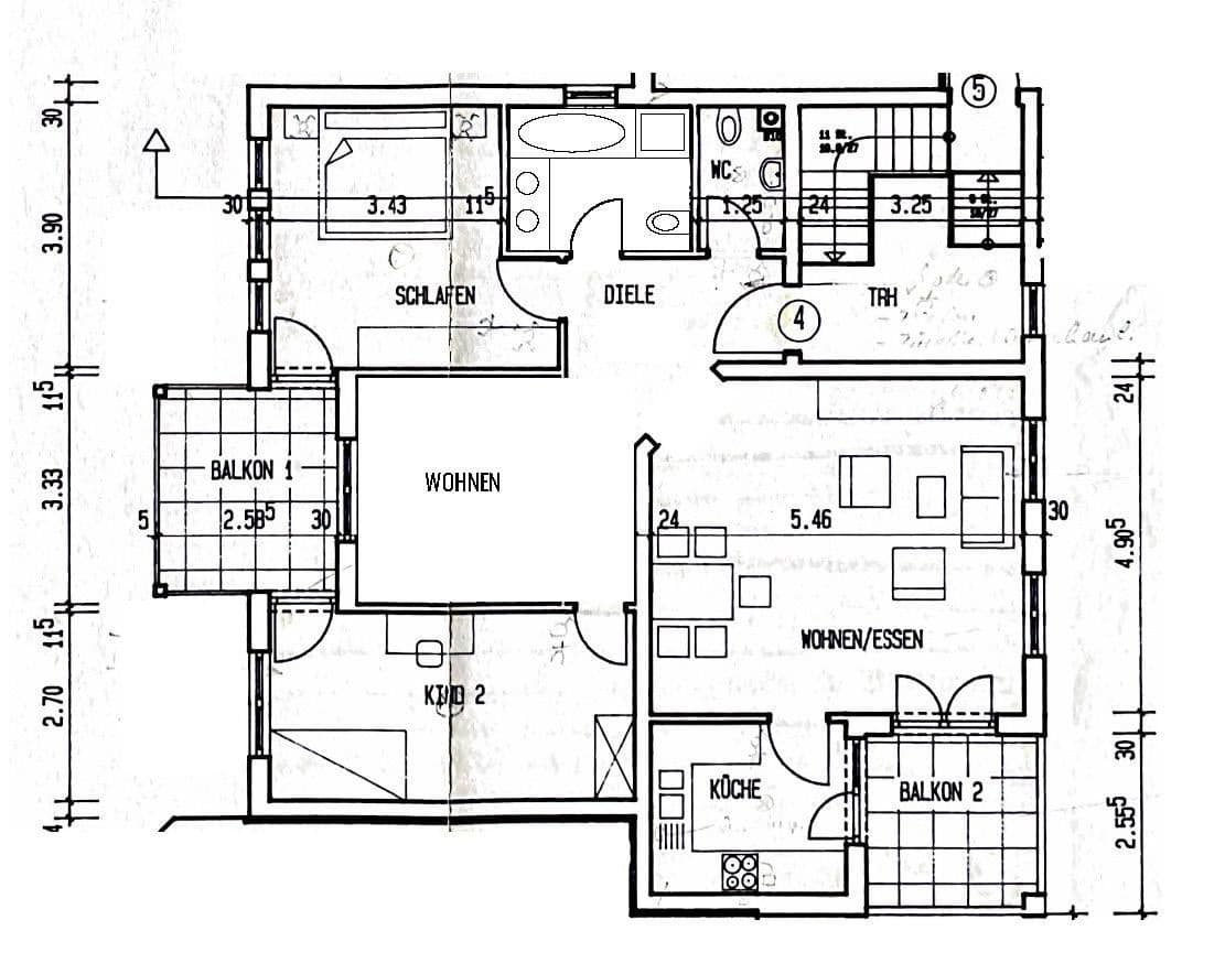 Prenájom bytu 3-izbový 94 m², Inzlingen, Bádensko-Wurttembersko Prenájom bytu 3-izbový 94 m², Inzlingen, Bádensko-Wurttembersko