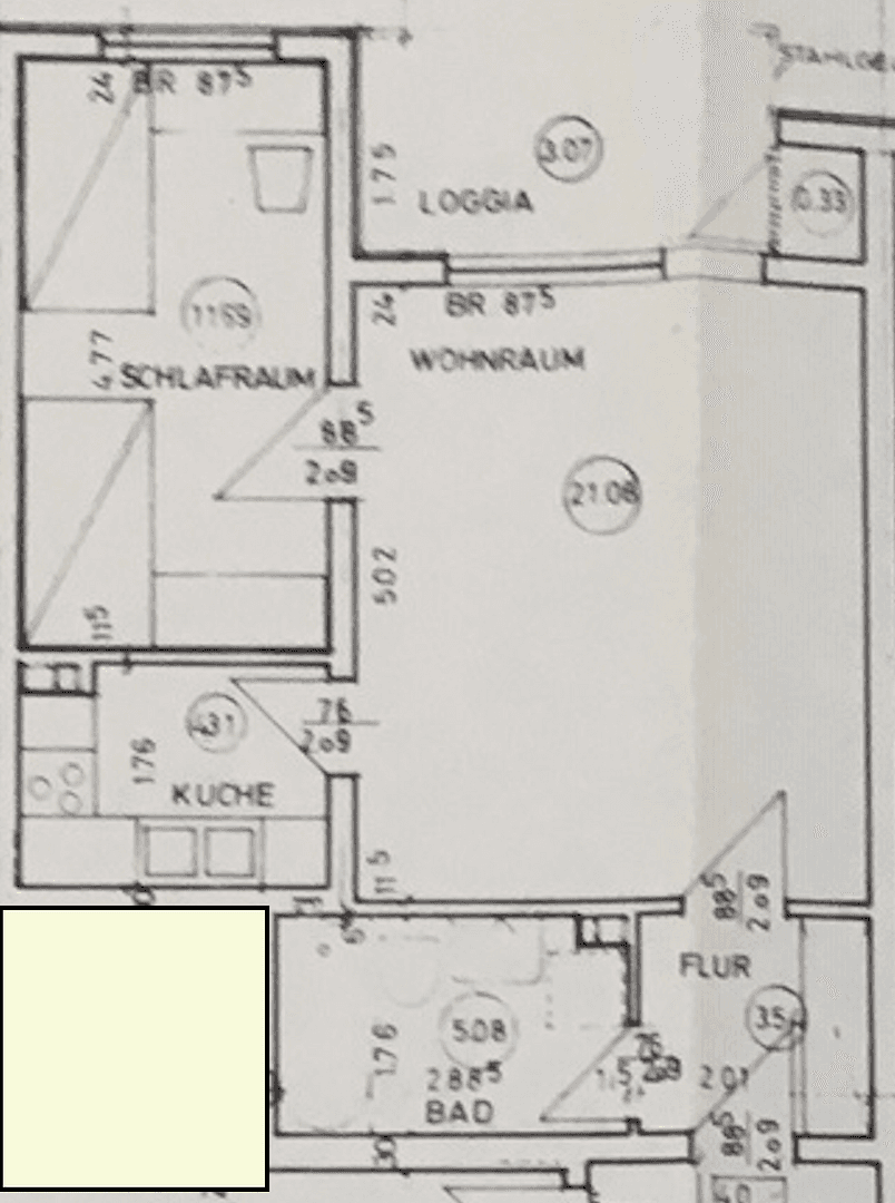 Prenájom bytu 2-izbový 47 m², Braunschweig, Dolné Sasko Prenájom bytu 2-izbový 47 m², Braunschweig, Dolné Sasko