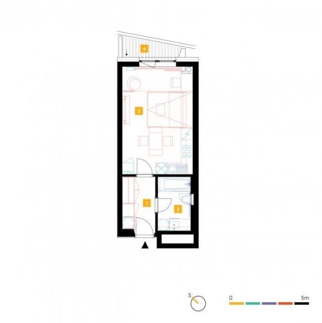 Prenájom bytu 1-izbový 32 m², Mukařovského, Praha, Praha Prenájom bytu 1-izbový 32 m², Mukařovského, Praha, Praha