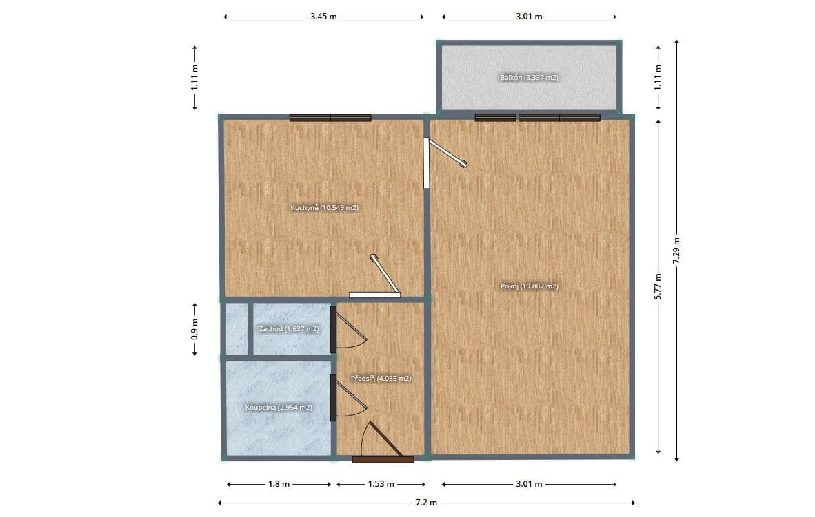 Prenájom bytu 1-izbový 40 m², Teyschlova, Brno, Jihomoravský kraj Prenájom bytu 1-izbový 40 m², Teyschlova, Brno, Jihomoravský kraj